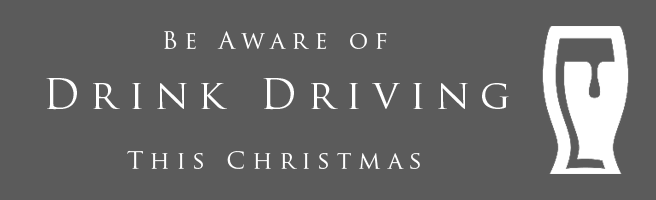 Be aware of drink driving this Christmas.